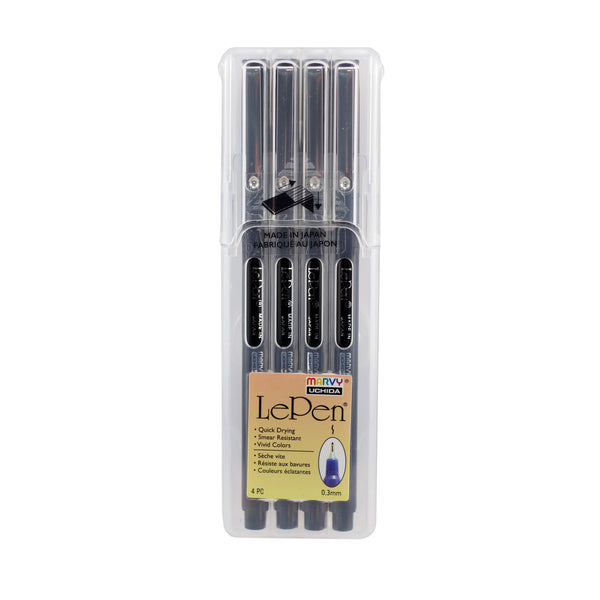 LE PEN 4 PIECE BLACK SET LE PEN 4 PIECE BLACK SET