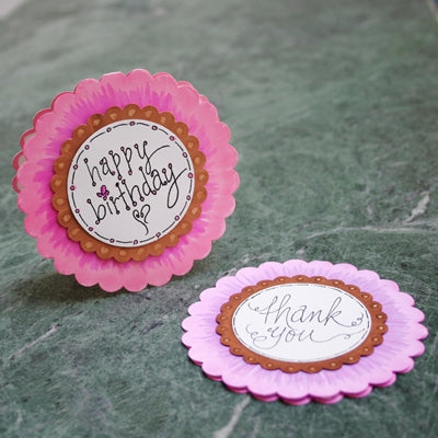 Scalloped Circle Card