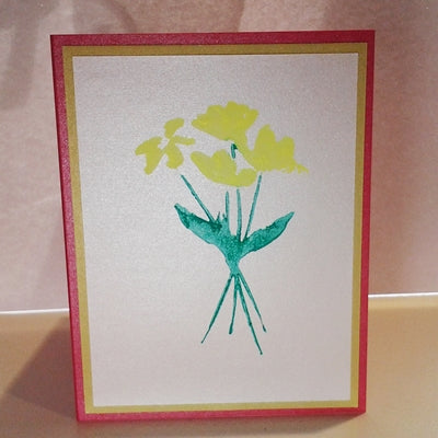 Glitter Paper Card