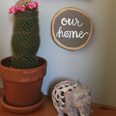 Chalkboard Home Décor Sign
