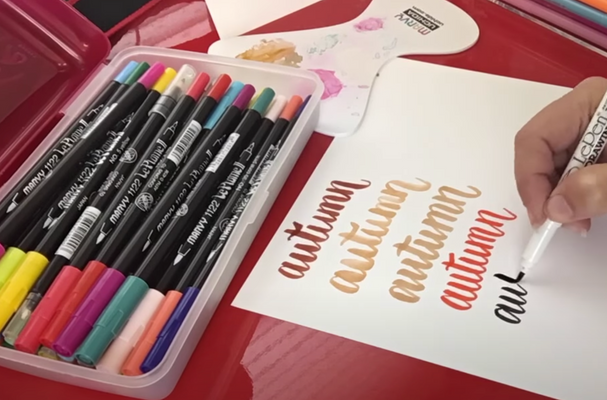 Brush Lettering Markers Comparison