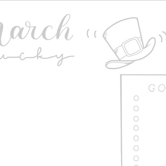 March's Journal Page