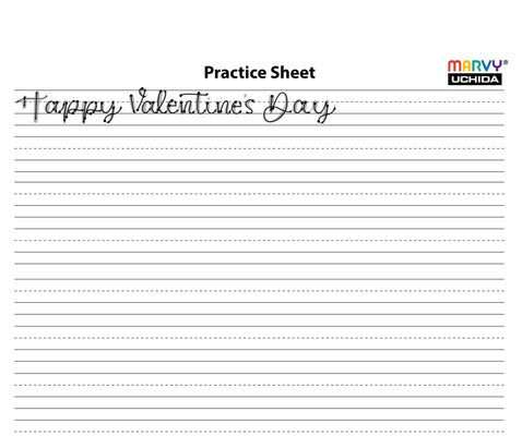 Lettering Practice Sheets