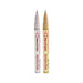 Decocolor premium extra fine tip markers silver and gold with cap off.