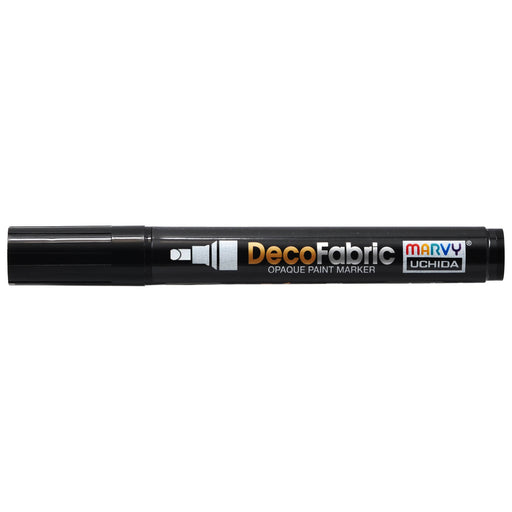 Decofabric marker black with cap on