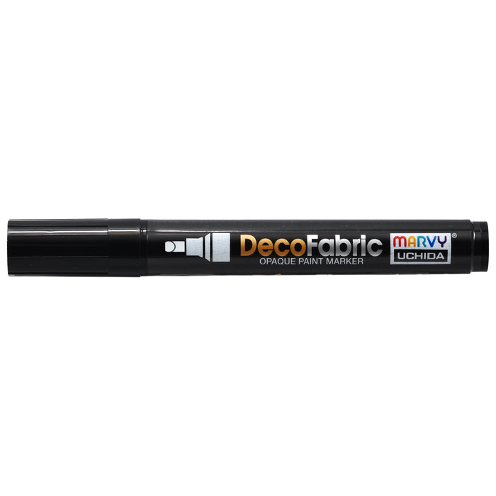 Decofabric marker black with cap on