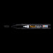 Decofabric marker black with cap off and color line at tip with black background