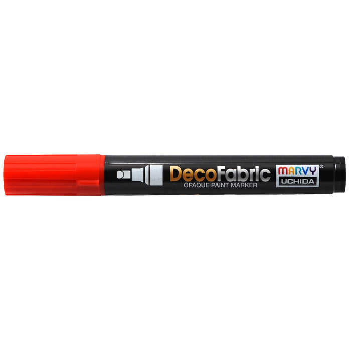 Decofabric marker red with cap on