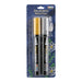 Decofabric two piece marker set with gold and silver