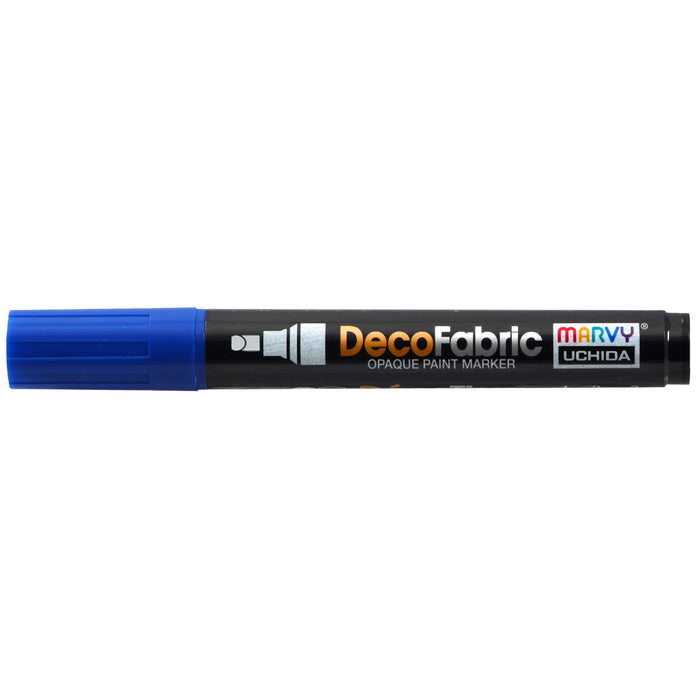 Decofabric marker blue with cap on