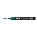 Decofabric marker green with cap off and color lines at tip