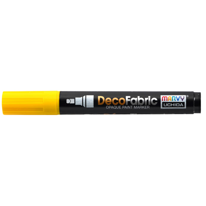 Decofabric marker yellow with cap on