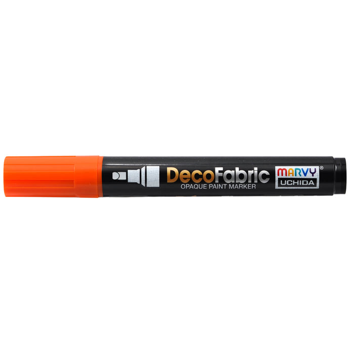 Decofabric marker orange with cap on