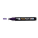 Decofabric marker violet with cap off and color lines at tip