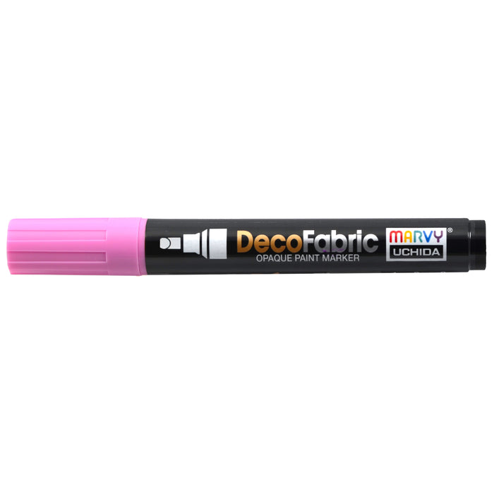 Decofabric marker fluorescent pink with cap on