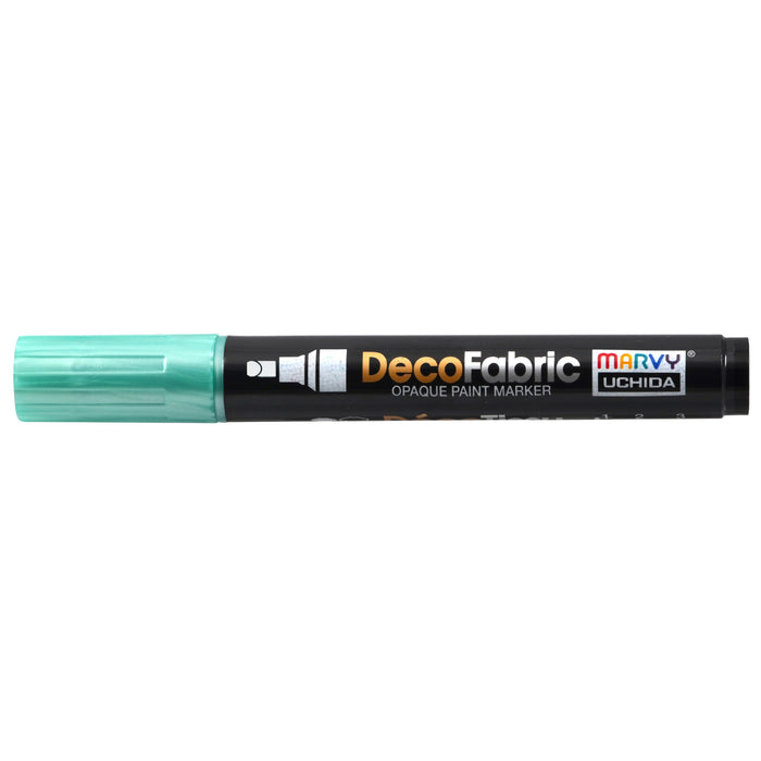 Decofabric marker pearl green with cap on