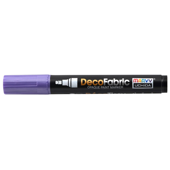 Decofabric marker pearl violet with cap on