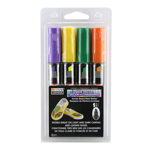 Shoe decor decocolor acrylic festive set front packaging