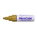 DecoColor jumbo tip marker gold with cap off