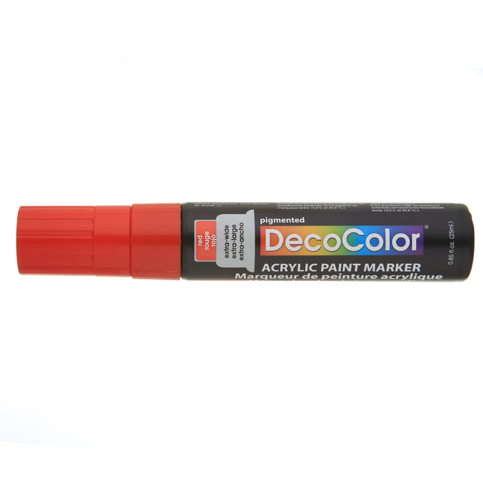 DECOCOLOR ACRYLIC JUMBO PAINT MARKER red