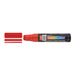 DECOCOLOR ACRYLIC JUMBO PAINT MARKER red showing 3 different line width at the tip