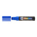 DECOCOLOR ACRYLIC JUMBO PAINT MARKER blue showing 3 different line width at the tip