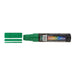 DECOCOLOR ACRYLIC JUMBO PAINT MARKER green showing 3 different line width at the tip