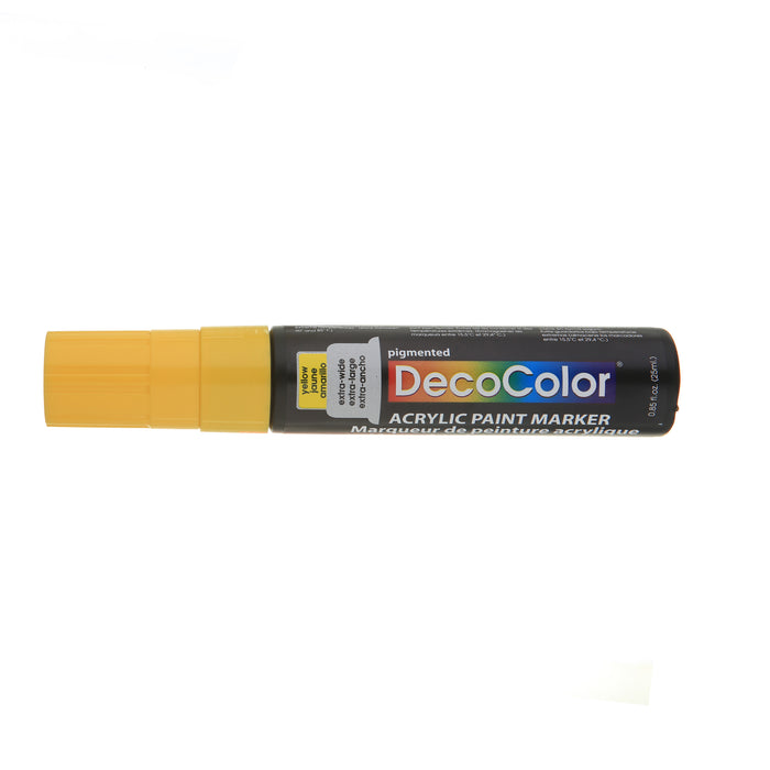 DECOCOLOR ACRYLIC JUMBO PAINT MARKER yellow