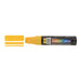 DECOCOLOR ACRYLIC JUMBO PAINT MARKER yellow showing 3 different line width at the tip