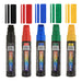 DECOCOLOR ACRYLIC JUMBO PAINT MARKERS black, red, blue green, and yellow