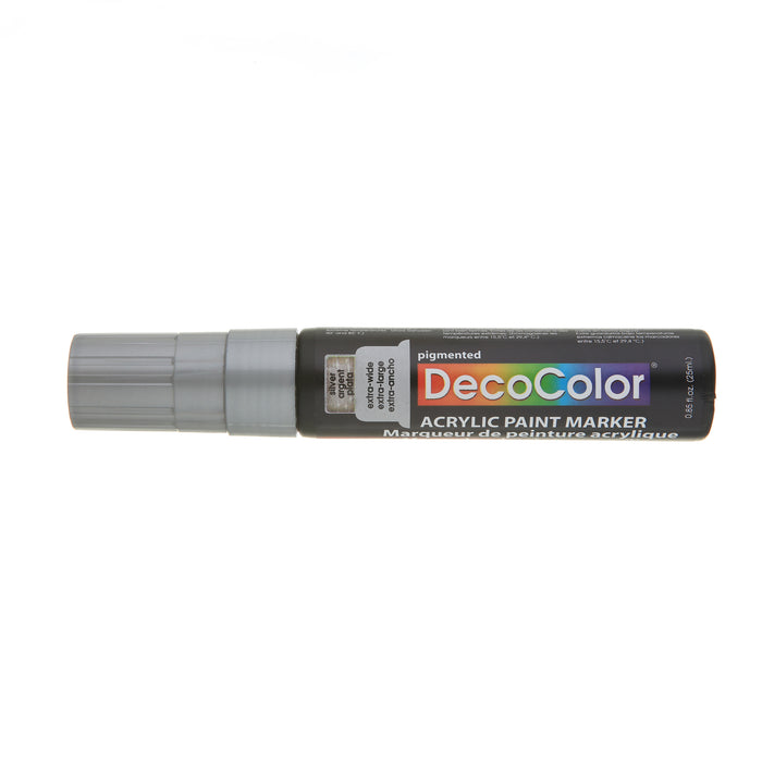 DECOCOLOR ACRYLIC JUMBO PAINT MARKER silver
