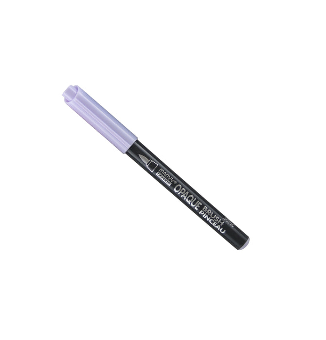 Opaque brush wisteria marker with cap on