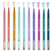 LE PEN FLEX PASTEL AND BRIGHT COLORS DUSTY PINK, CORAL PINK, OCHRE, PEPPERMINT, PALE BLUE, WISTERIA, AMETHYST, MAGENTA, TEAL, AND ORIENTAL BLUE.