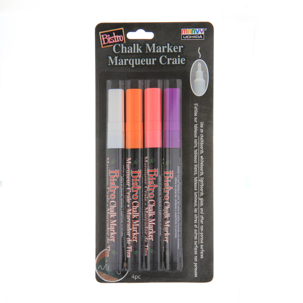 BISTRO CHALK MARKER FINE POINT SET 4H