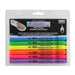 Shoe decor fabric marker fluorescent color set front