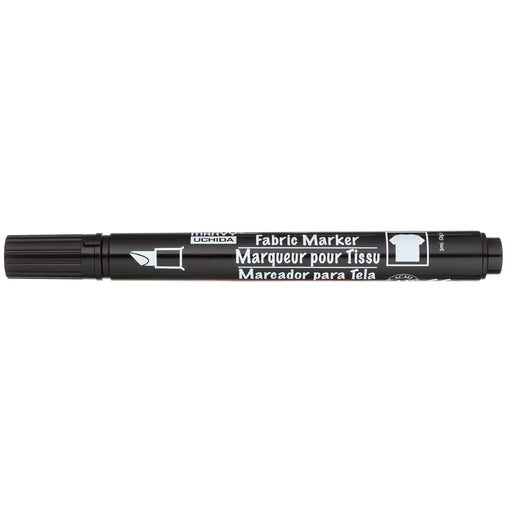 MARVY® FABRIC MARKER CHISEL TIP black