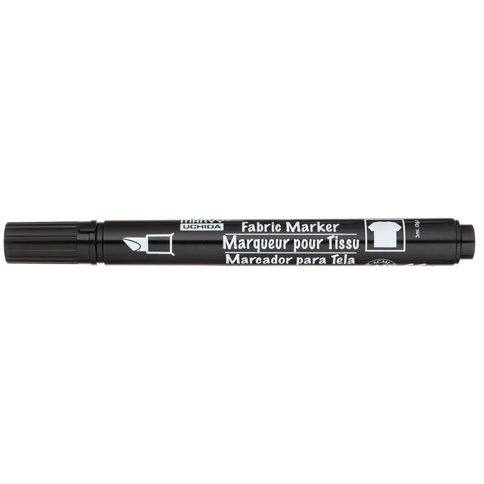 MARVY® FABRIC MARKER CHISEL TIP black