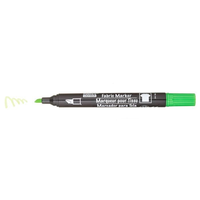 MARVY® FABRIC MARKER CHISEL TIP apple green