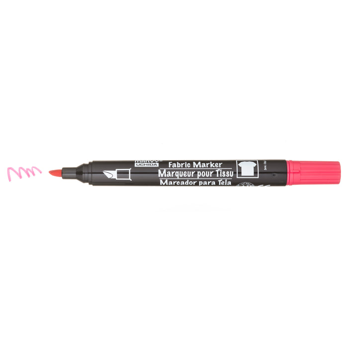 MARVY® FABRIC MARKER CHISEL TIP magenta