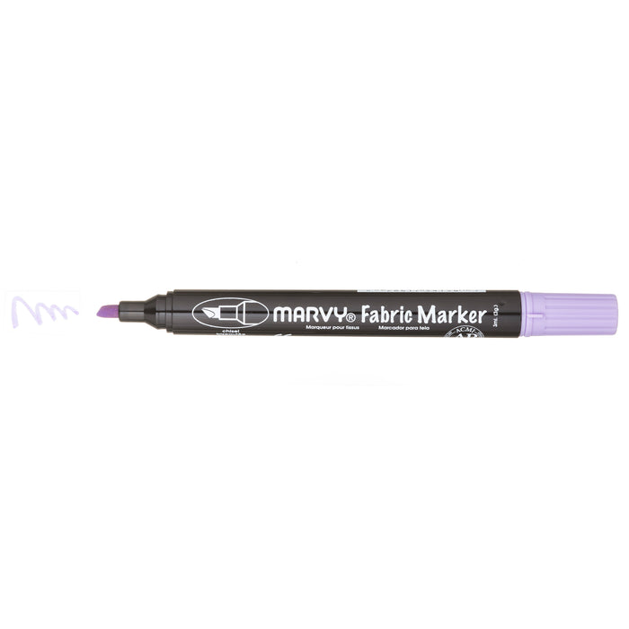 MARVY® FABRIC MARKER CHISEL TIP fluorescent violet