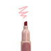 Pastel liner retro color close up of dusty pink showing the chisel tip with a color squiggle mark on top of the marker.