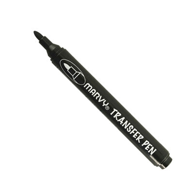 Transfer pen with cap off show bold tip