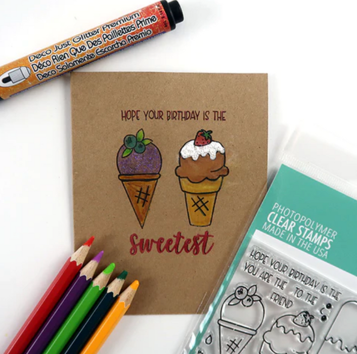 Snow marker card project