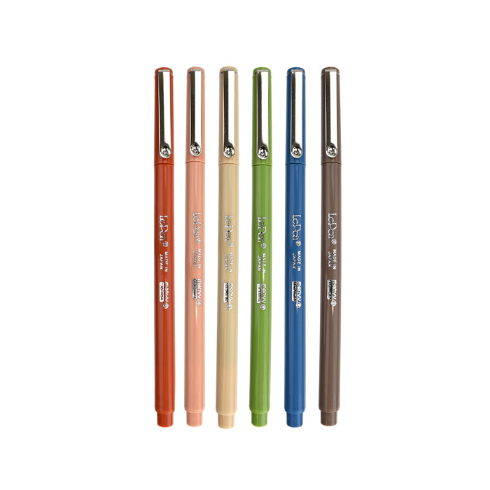 LE PEN EARTH TONE SET - Marvy Uchida