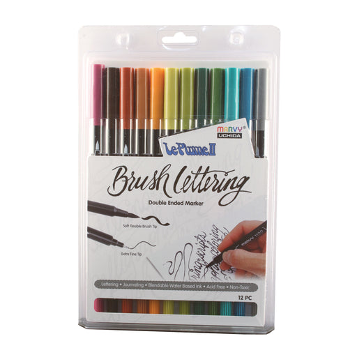 BRUSH LETTERING LE PLUME II NATURAL SET - Marvy Uchida