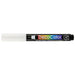 Decocolor acrylic extra fine tip marker white with cap on