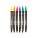 FABRIC BALL AND BRUSH - FLUORESCENT COLORS