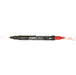 FABRIC BALL AND BRUSH red with ball point and brush tip