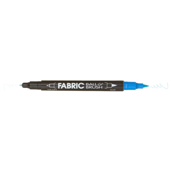 FABRIC BALL AND BRUSH - FLUORESCENT COLORS