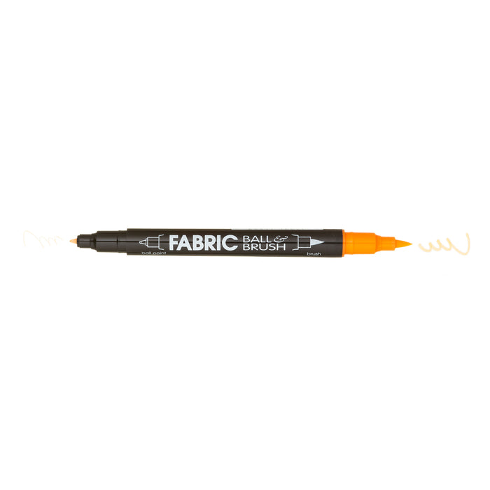 FABRIC BALL AND BRUSH - FLUORESCENT COLORS